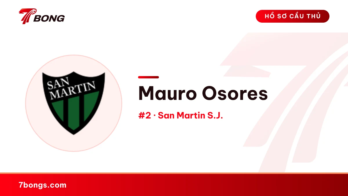 Mauro Osores — San Martin S.J.