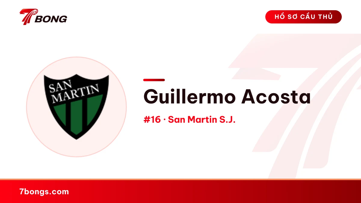Guillermo Acosta — San Martin S.J.