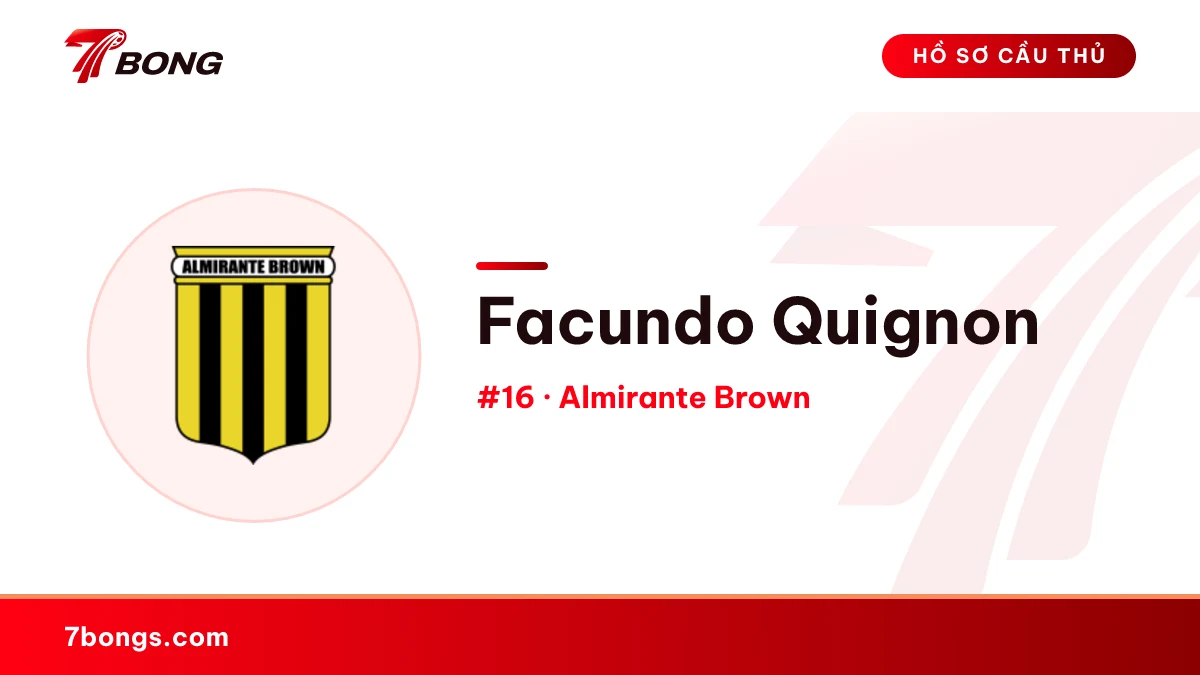 Facundo Quignon — Almirante Brown