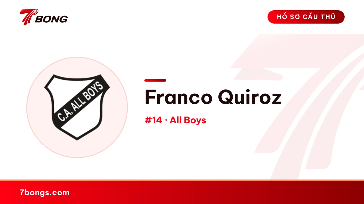Franco Quiroz — All Boys