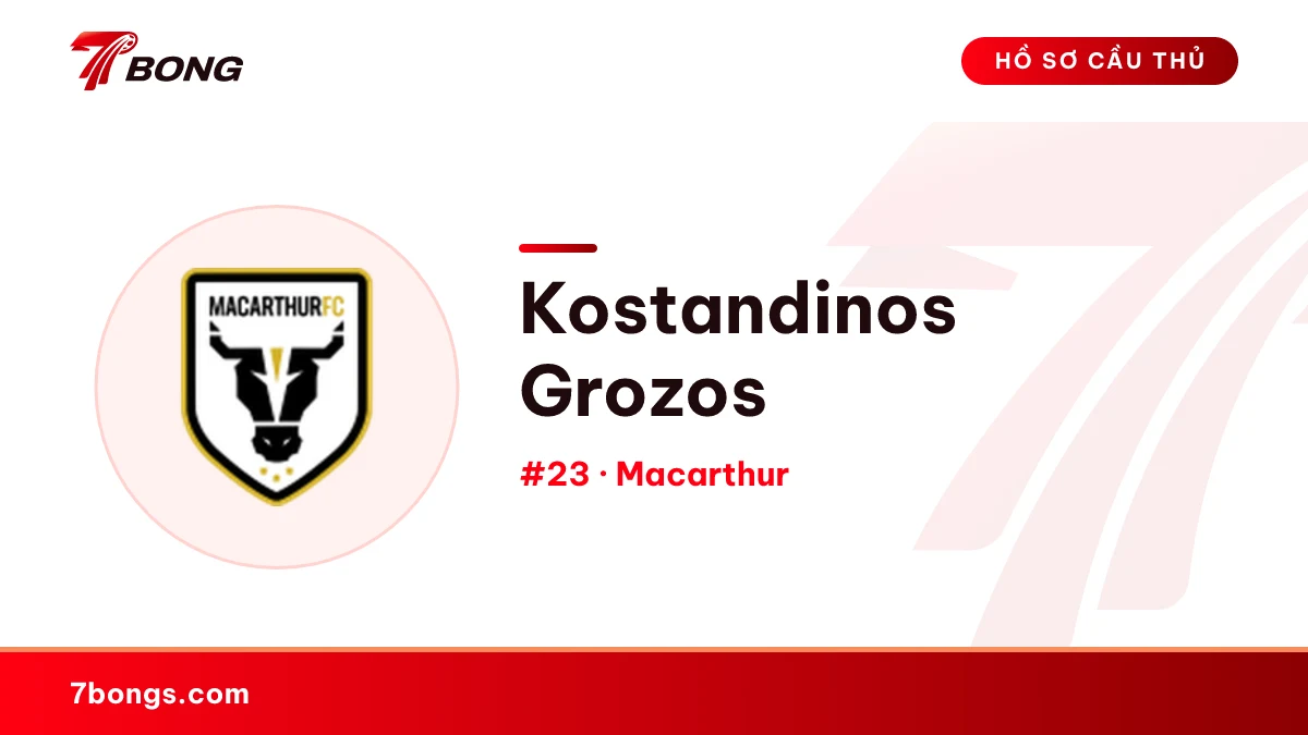 Kostandinos Grozos — Macarthur