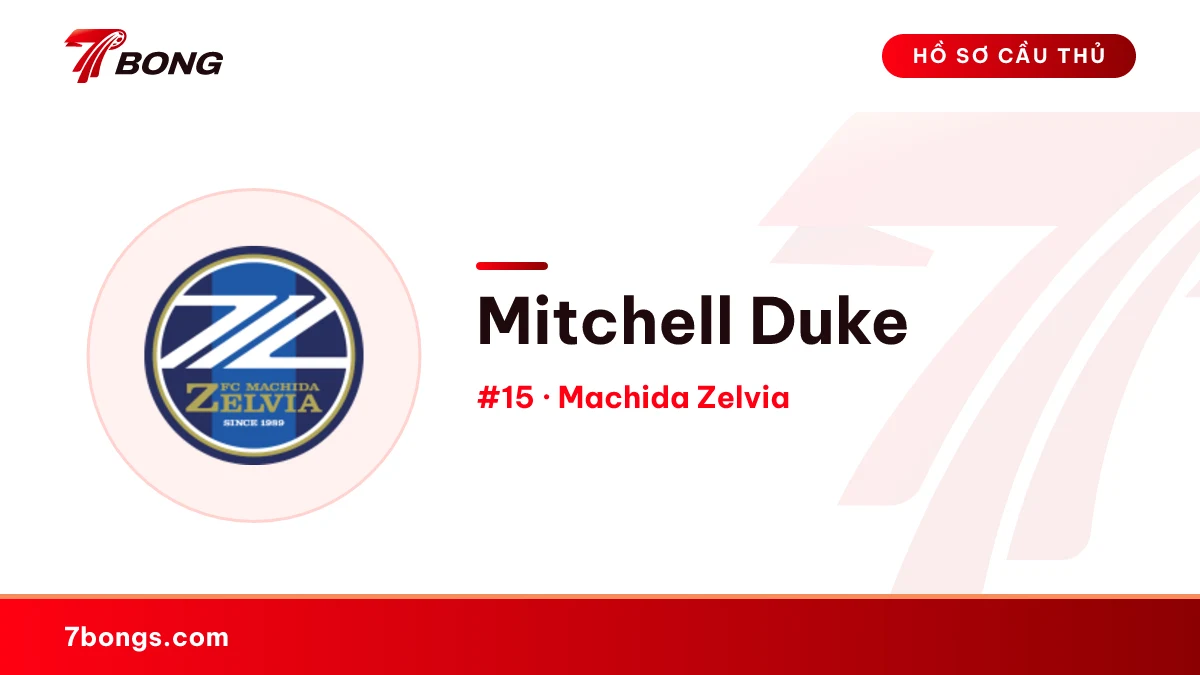 Mitchell Duke — Machida Zelvia
