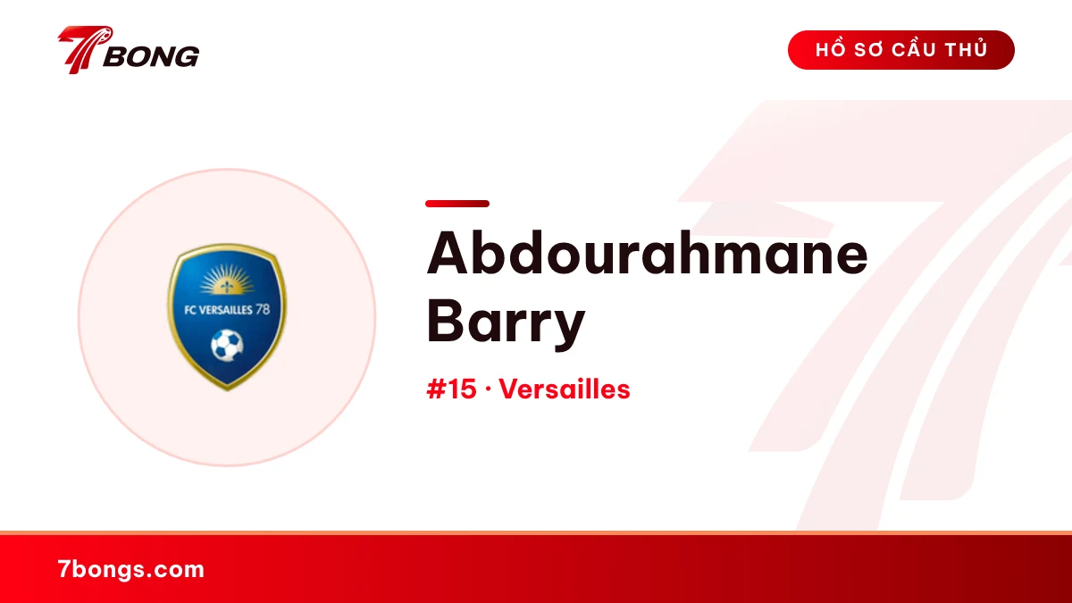 Abdourahmane Barry — Versailles