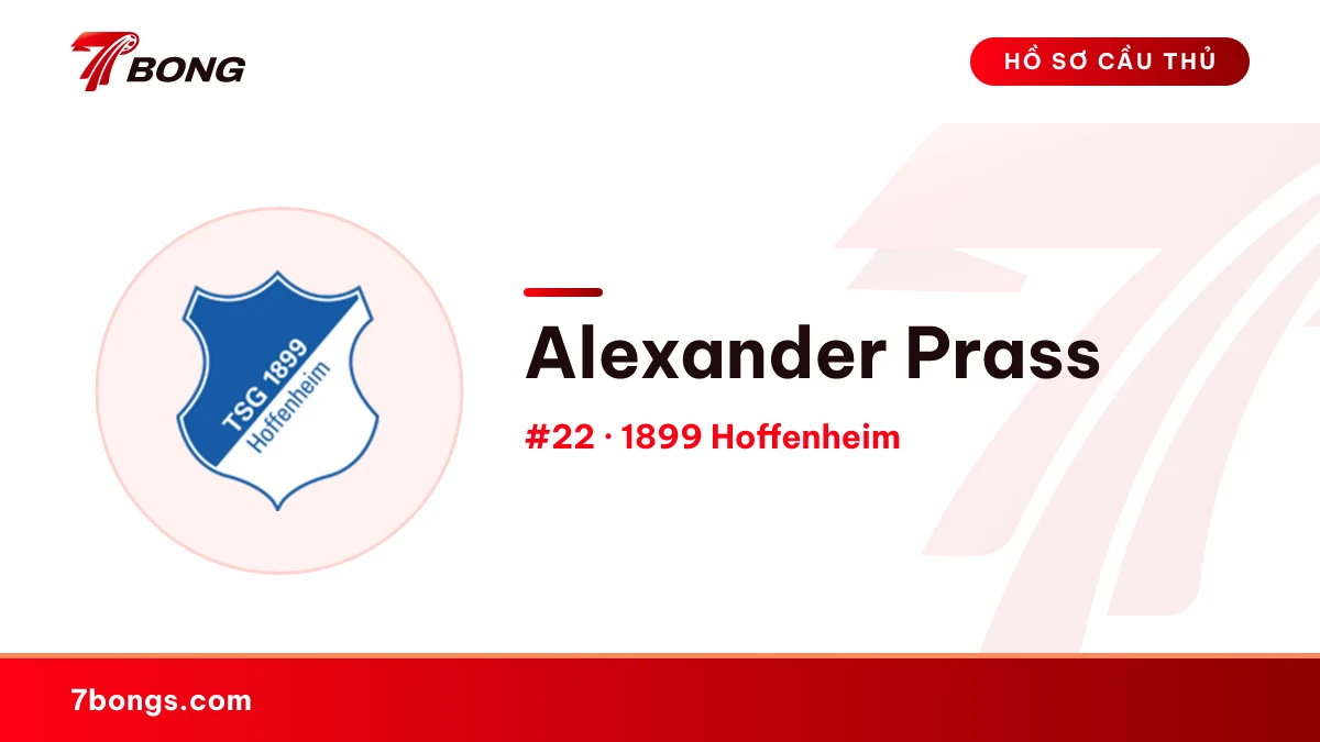 Alexander Prass — 1899 Hoffenheim