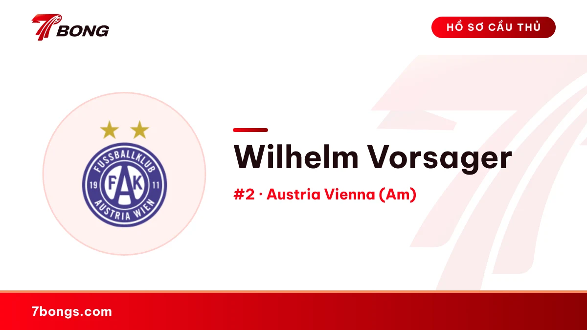 Wilhelm Vorsager — Austria Vienna (Am)
