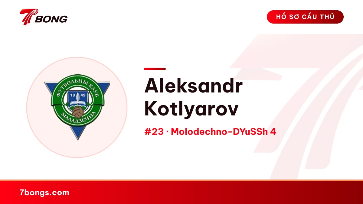 Aleksandr Kotlyarov — Molodechno-DYuSSh 4