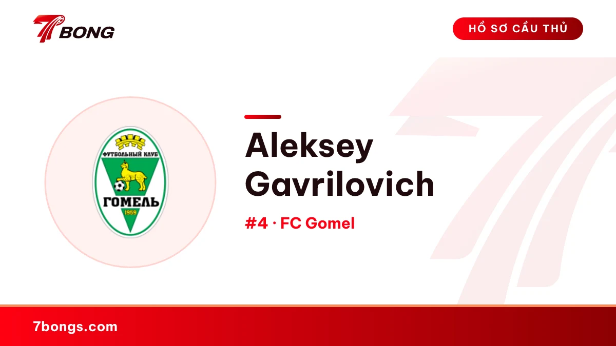 Aleksey Gavrilovich — FC Gomel
