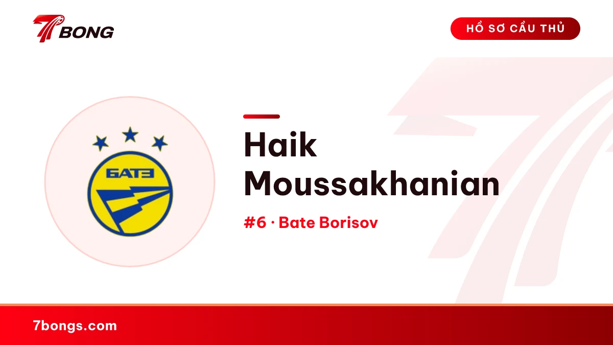 Haik Moussakhanian — Bate Borisov
