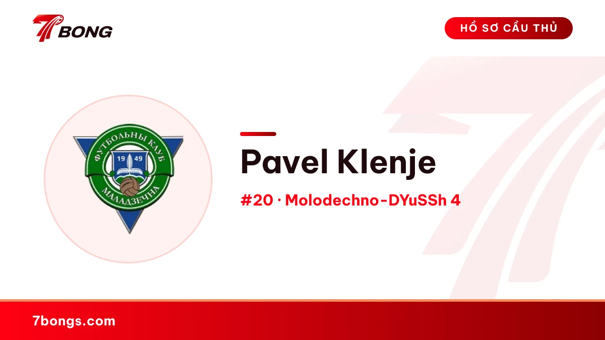 Pavel Klenje — Molodechno-DYuSSh 4