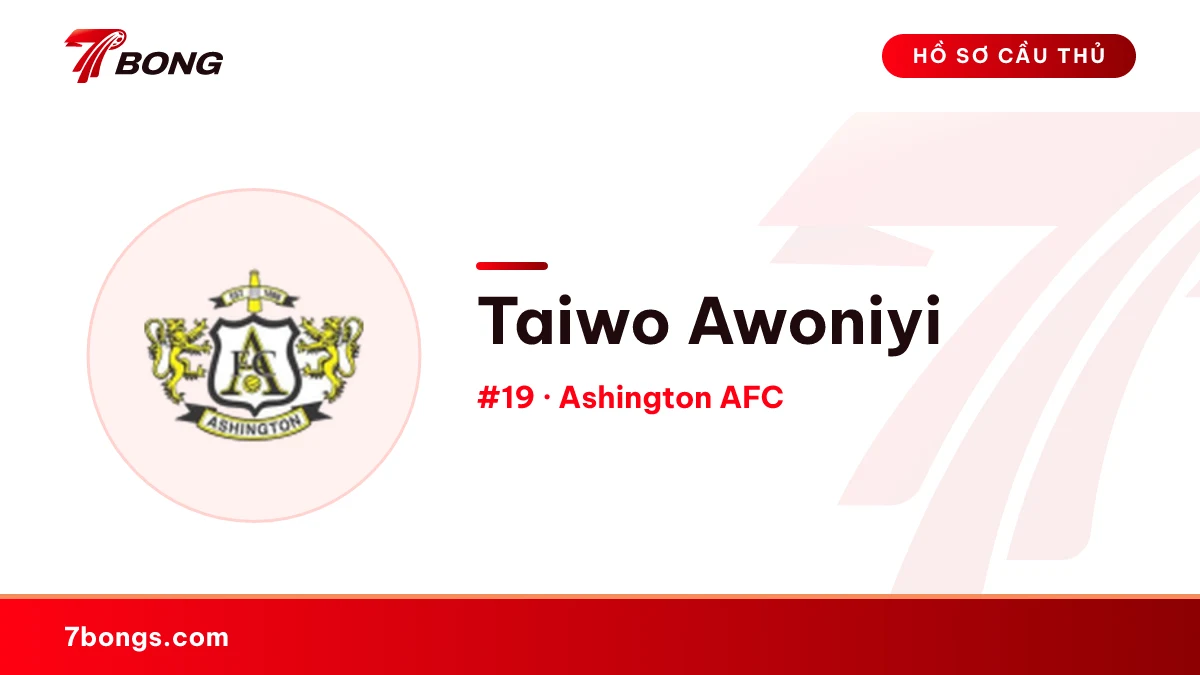 Taiwo Awoniyi — Ashington AFC