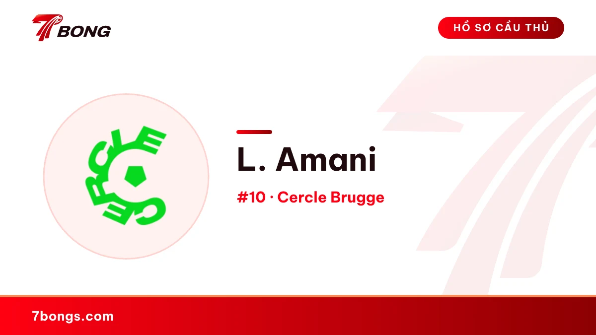 L. Amani — Cercle Brugge