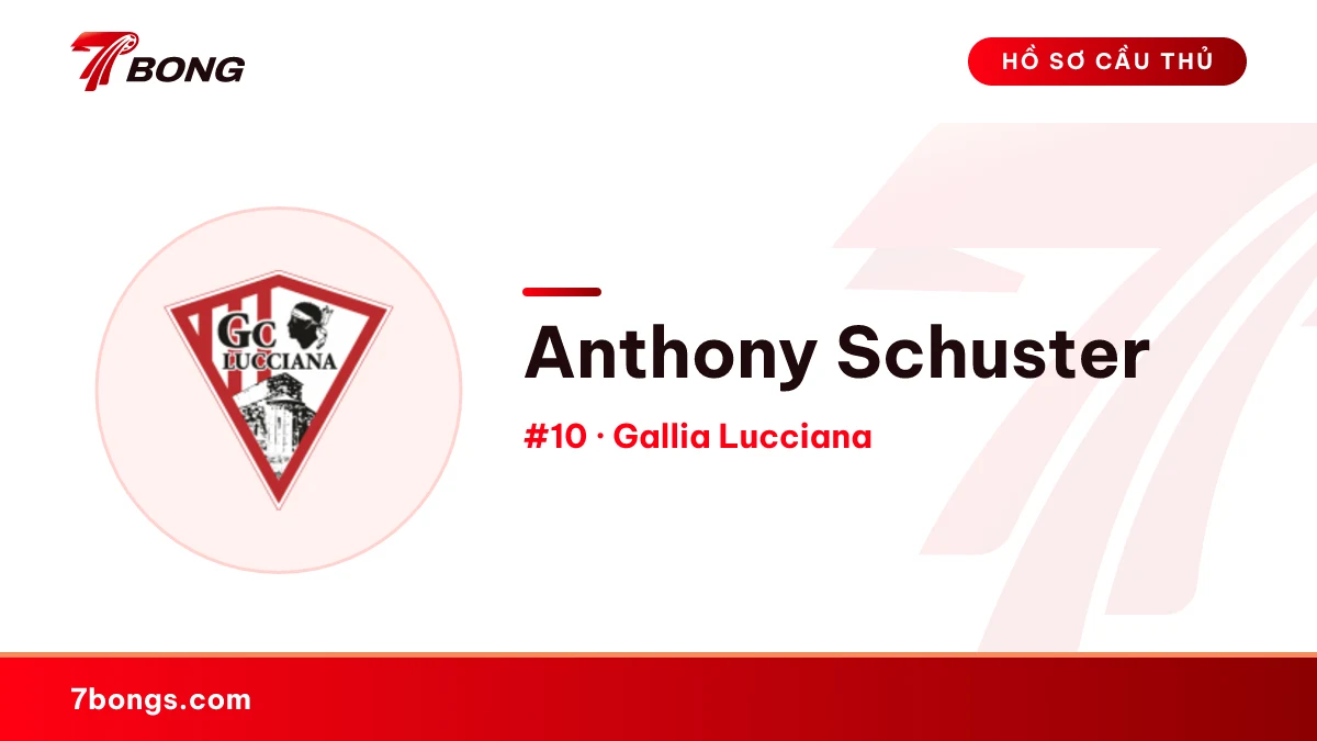 Anthony Schuster — Gallia Lucciana