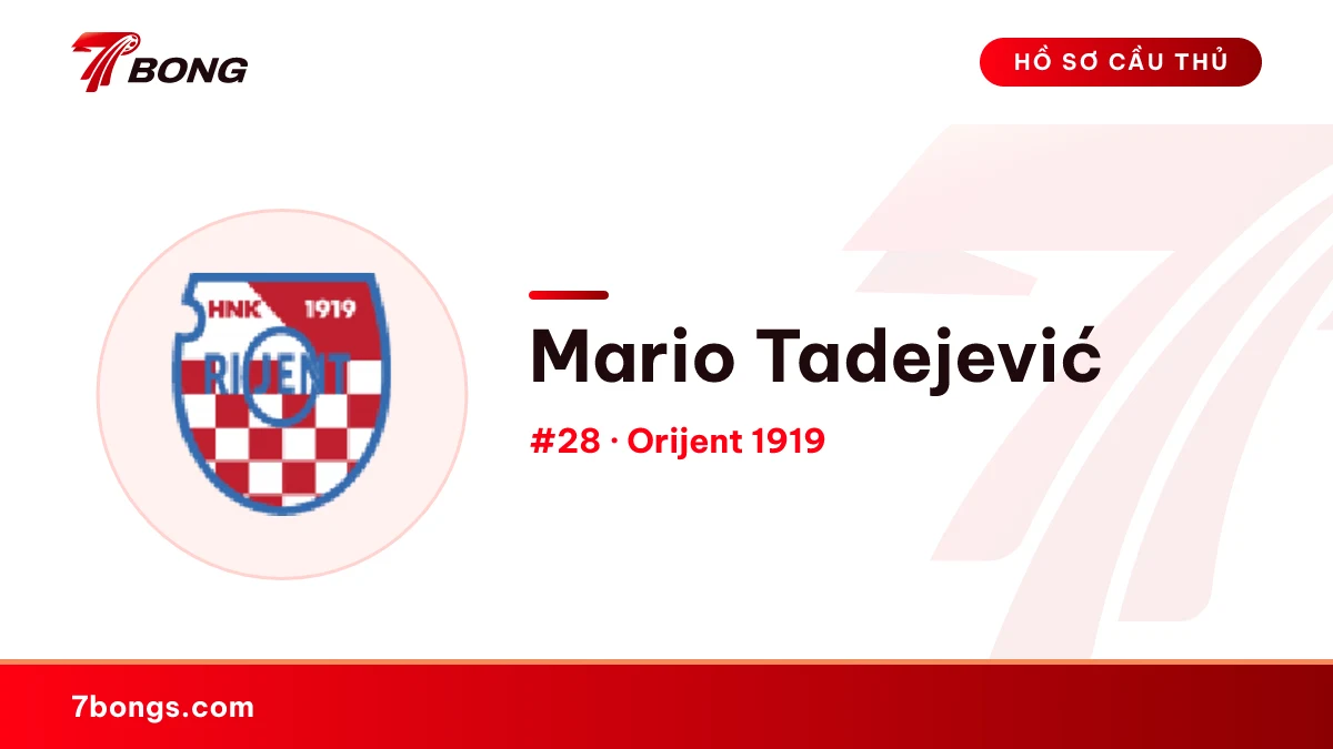 Mario Tadejević — Orijent 1919