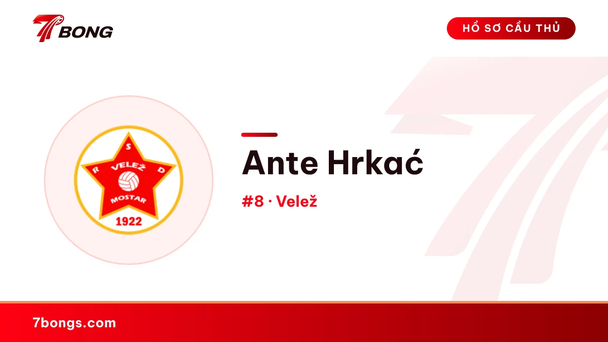 Ante Hrkać — Velež