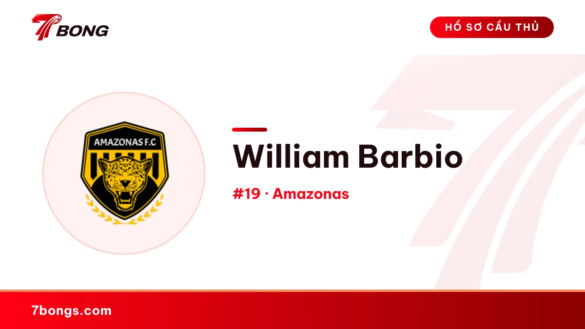 William Barbio — Amazonas