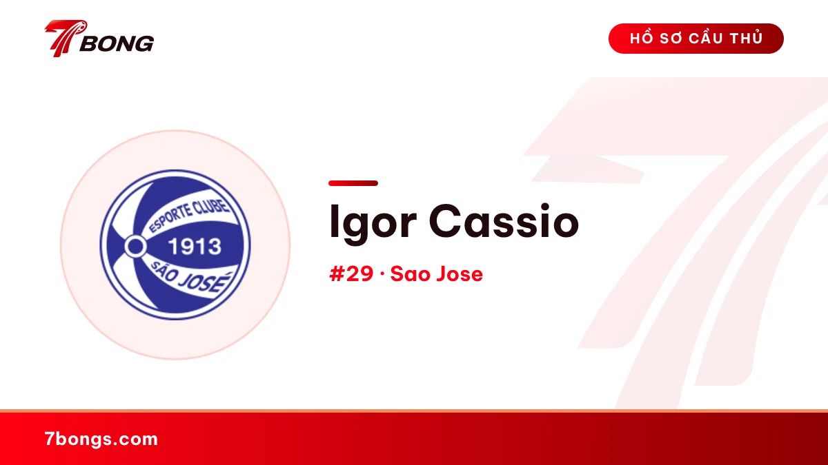 Igor Cassio — Sao Jose