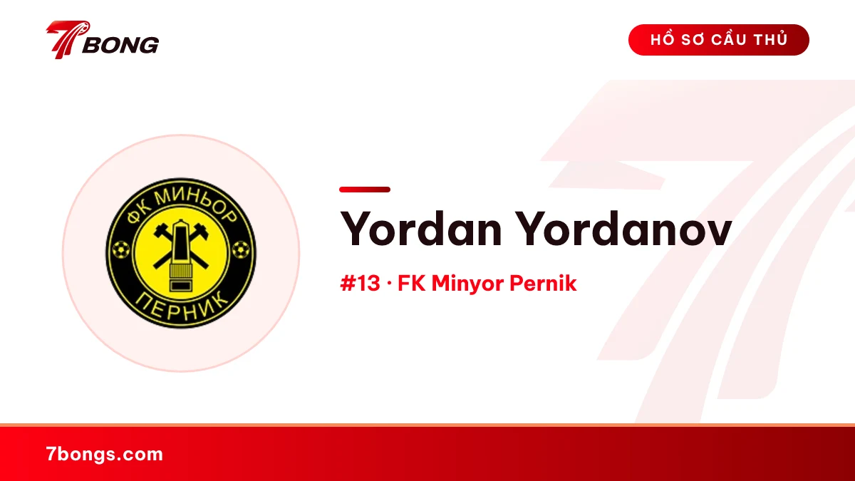 Yordan Yordanov — FK Minyor Pernik