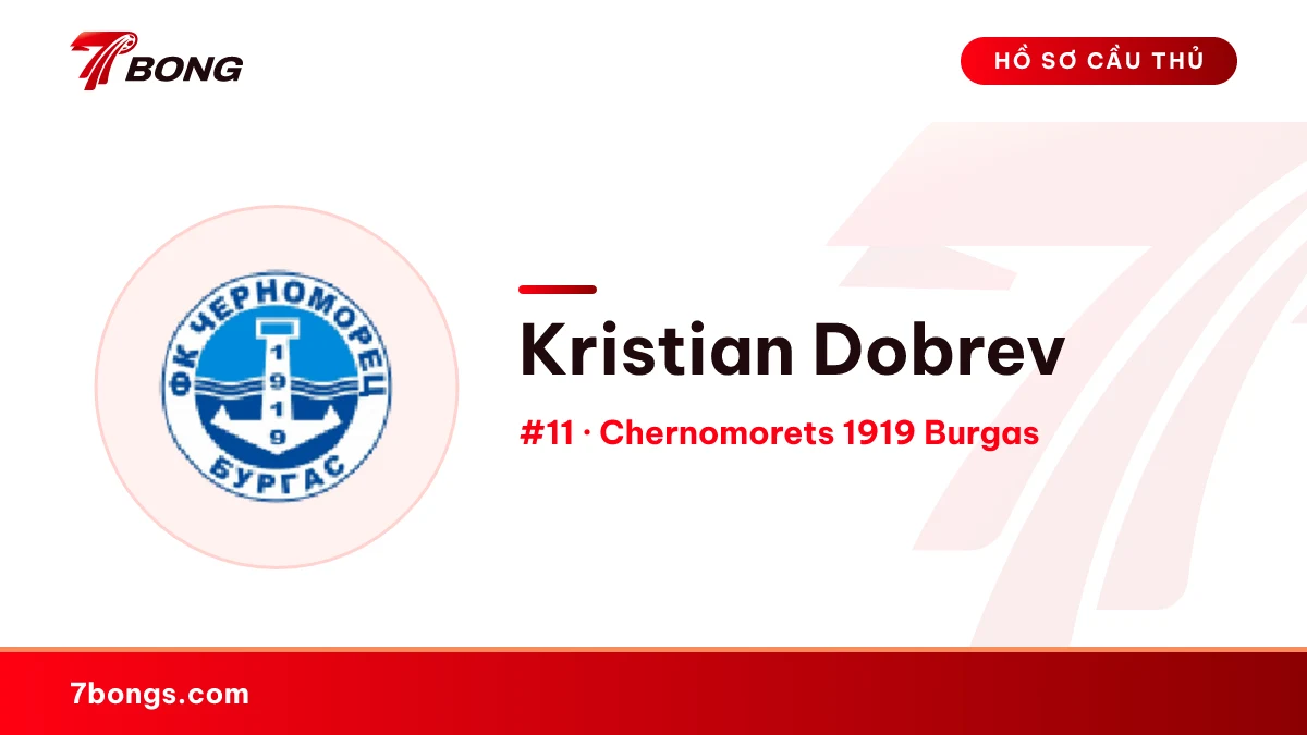 Kristian Dobrev — Chernomorets 1919 Burgas