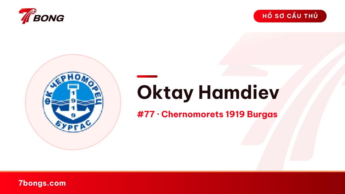 Oktay Hamdiev — Chernomorets 1919 Burgas