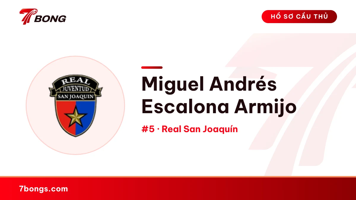 Miguel Andrés Escalona Armijo — Real San Joaquín
