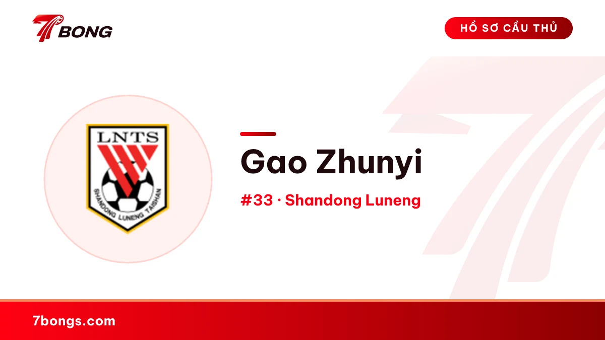 Gao Zhunyi — Shandong Luneng