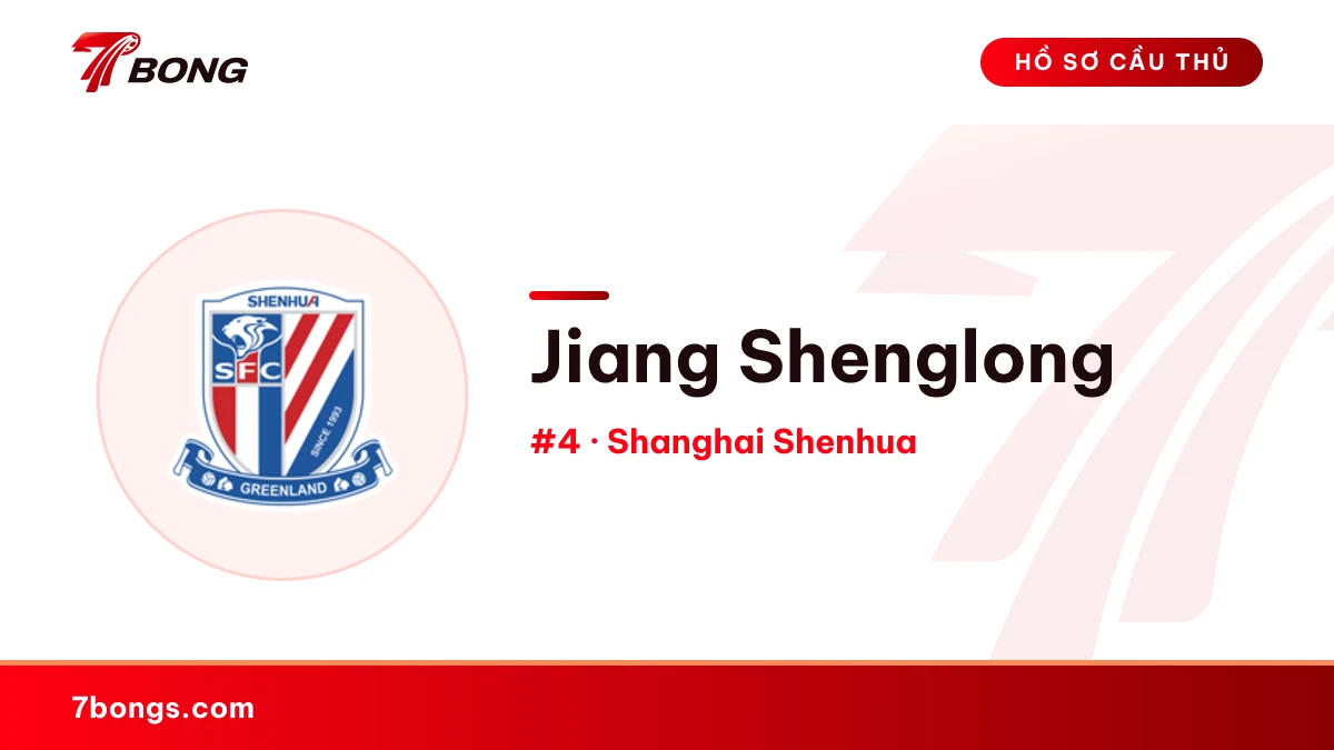 Jiang Shenglong — Shanghai Shenhua