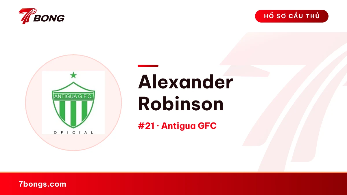 Alexander Robinson — Antigua GFC