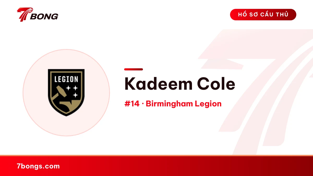Kadeem Cole — Birmingham Legion