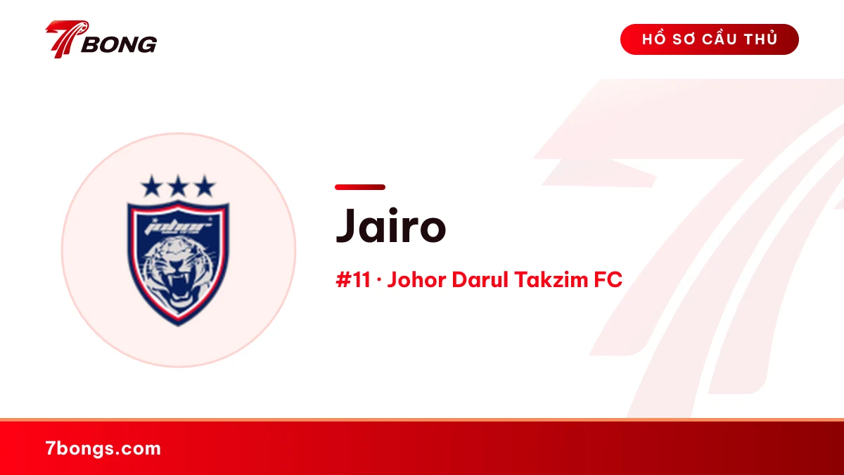 Jairo — Johor Darul Takzim FC