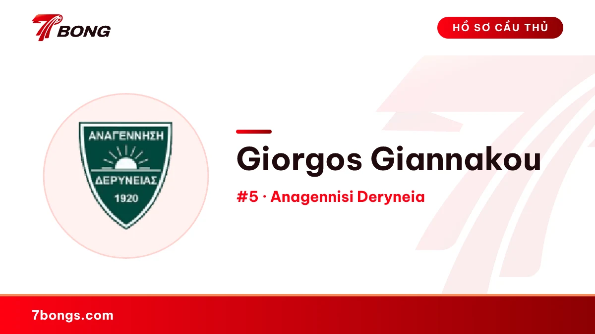 Giorgos Giannakou — Anagennisi Deryneia