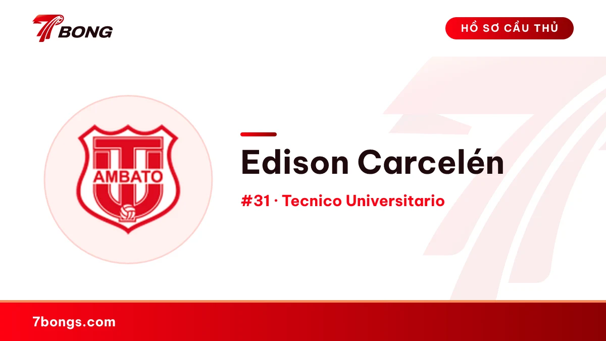 Edison Carcelén — Tecnico Universitario