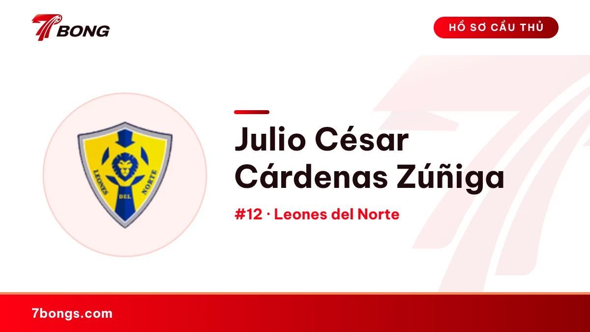 Julio César Cárdenas Zúñiga — Leones del Norte