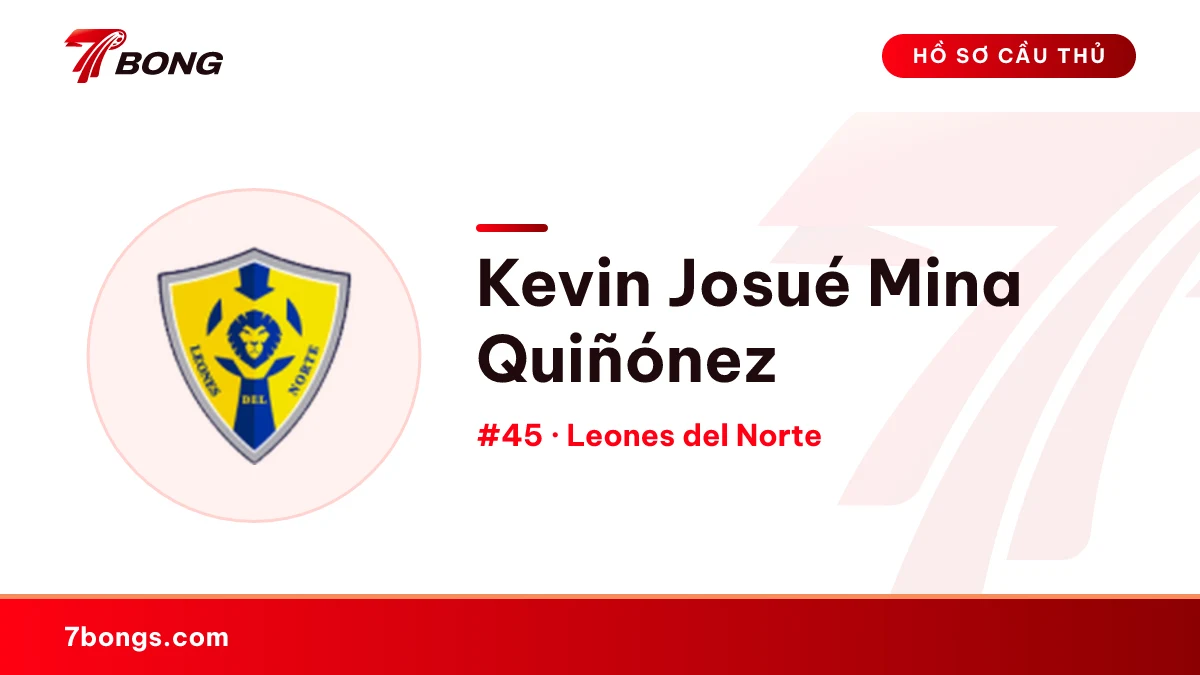 Kevin Josué Mina Quiñónez — Leones del Norte
