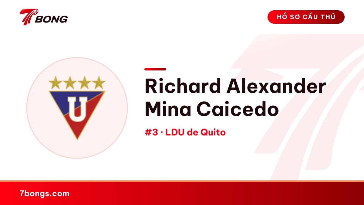 Richard Alexander Mina Caicedo — LDU de Quito
