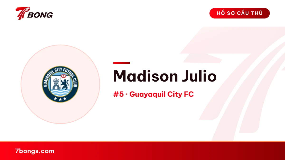 Madison Julio — Guayaquil City FC