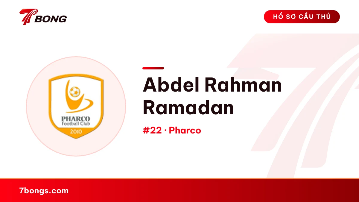 Abdel Rahman Ramadan — Pharco