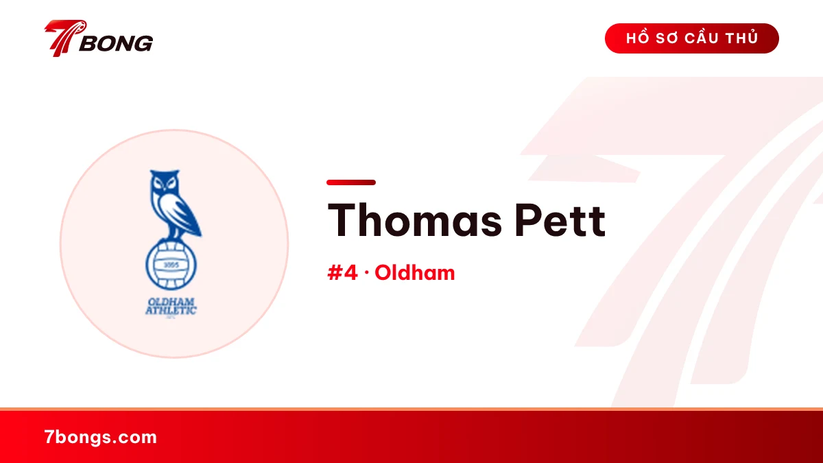 Thomas Pett — Oldham