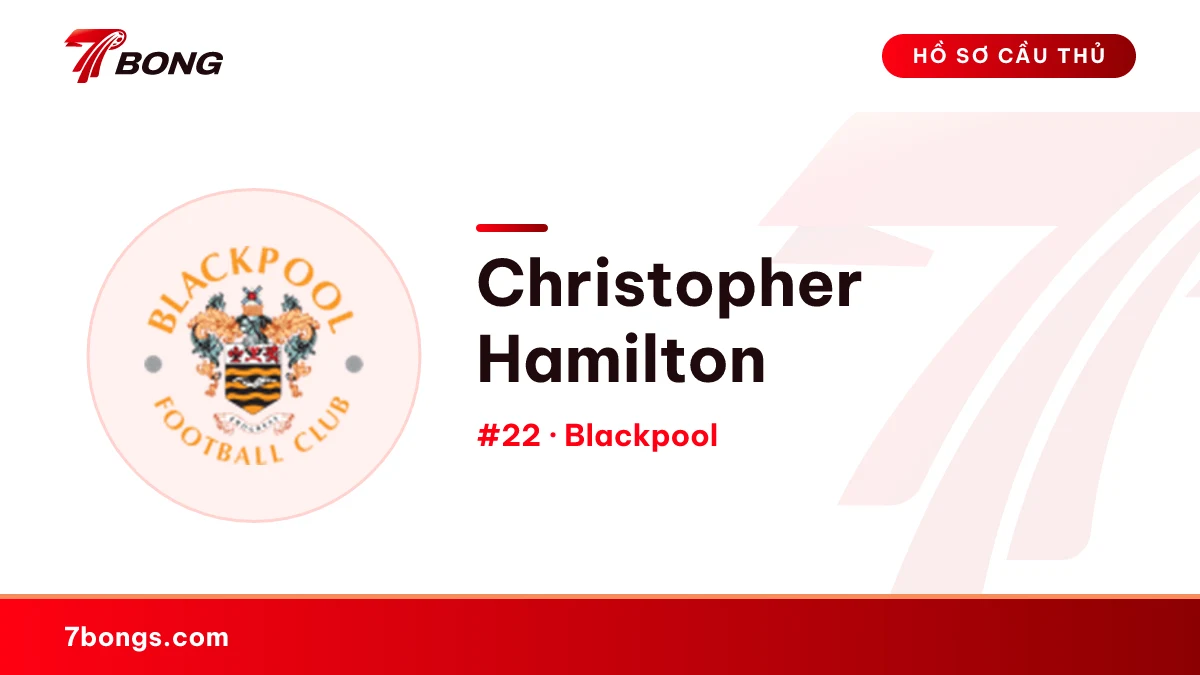 Christopher Hamilton — Blackpool