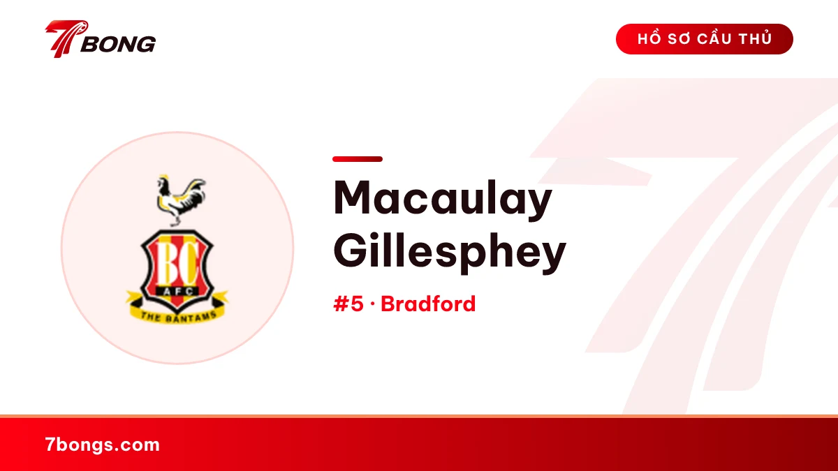 Macaulay Gillesphey — Bradford