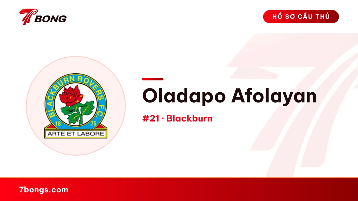 Oladapo Afolayan — Blackburn