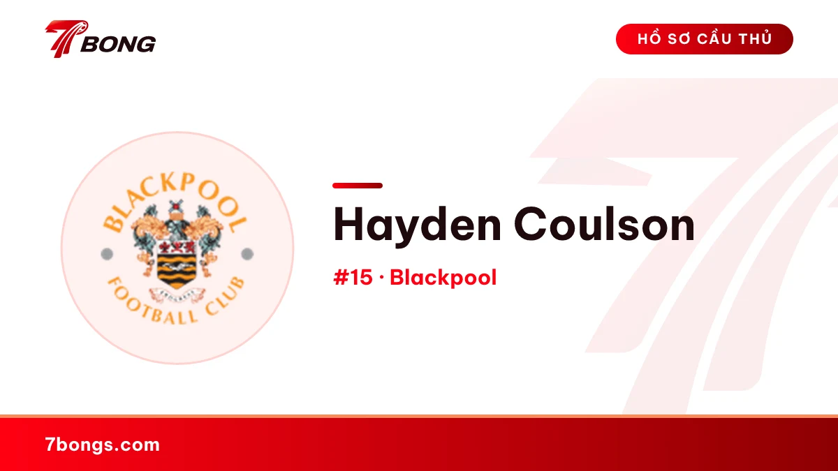 Hayden Coulson — Blackpool