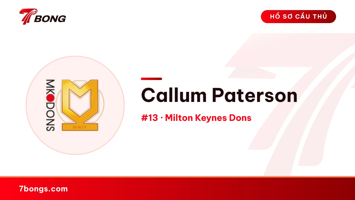 Callum Paterson — Milton Keynes Dons
