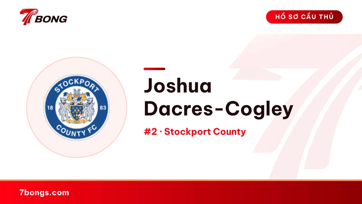 Joshua Dacres-Cogley — Stockport County