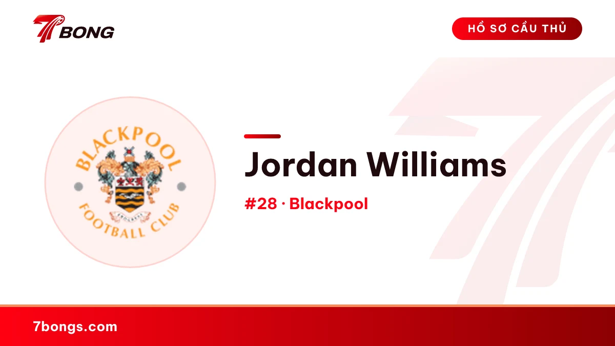 Jordan Williams — Blackpool