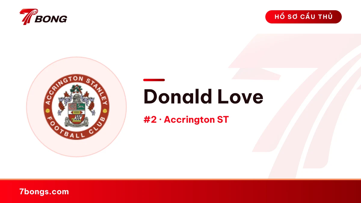 Donald Love — Accrington ST