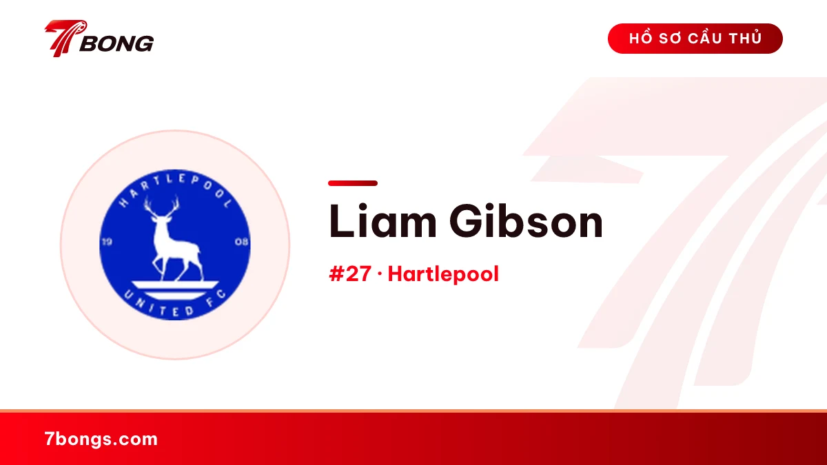 Liam Gibson — Hartlepool