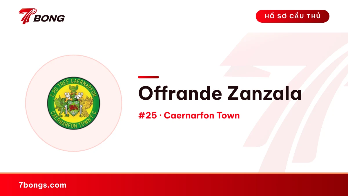Offrande Zanzala — Caernarfon Town