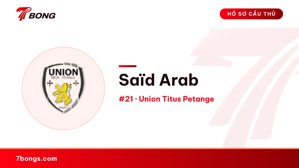 Saïd Arab — Union Titus Petange