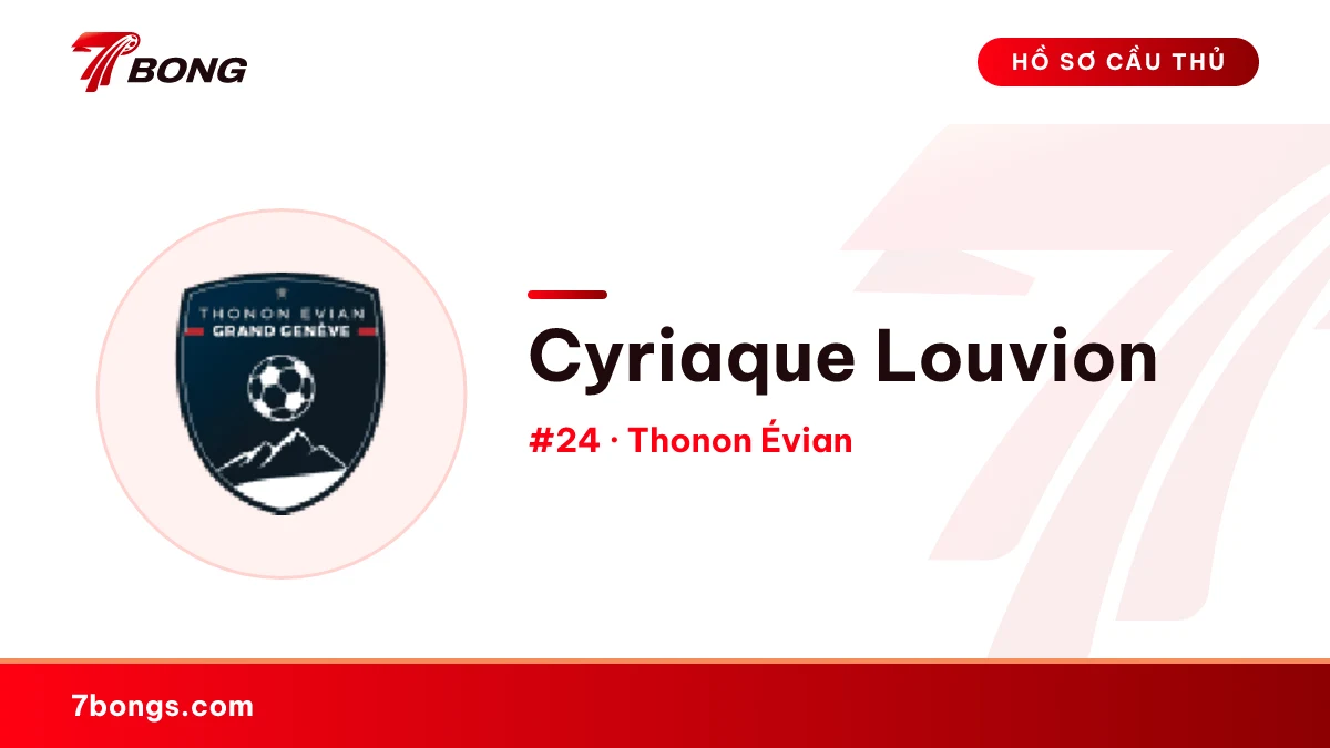 Cyriaque Louvion — Thonon Évian