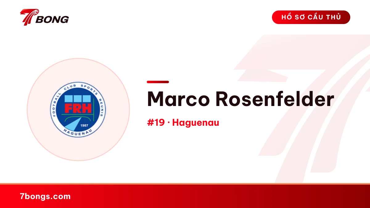 Marco Rosenfelder — Haguenau